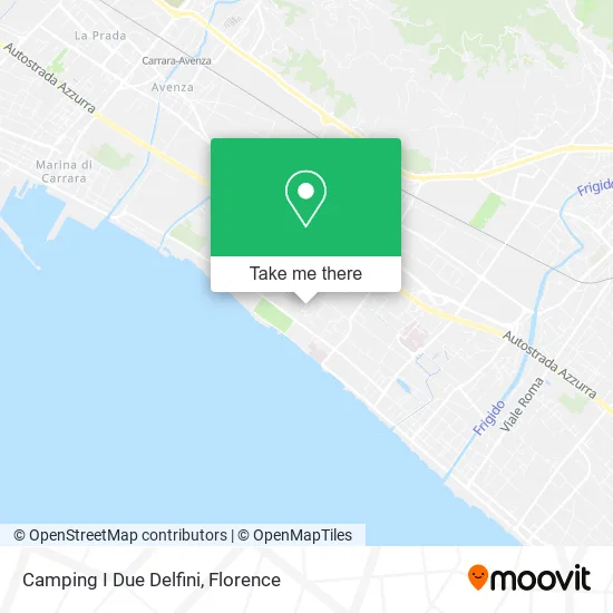 Camping I Due Delfini map
