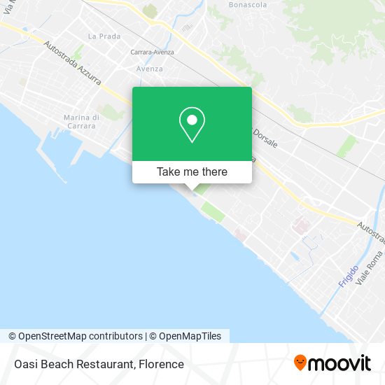 Oasi Beach Restaurant map