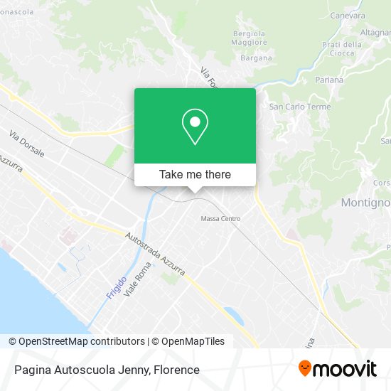 Pagina Autoscuola Jenny map