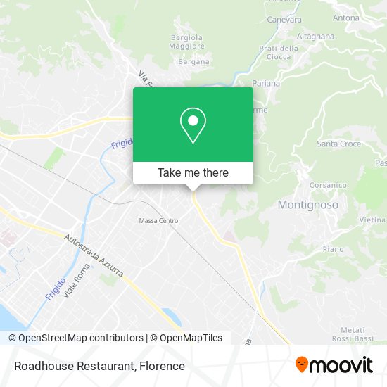 Roadhouse Restaurant map