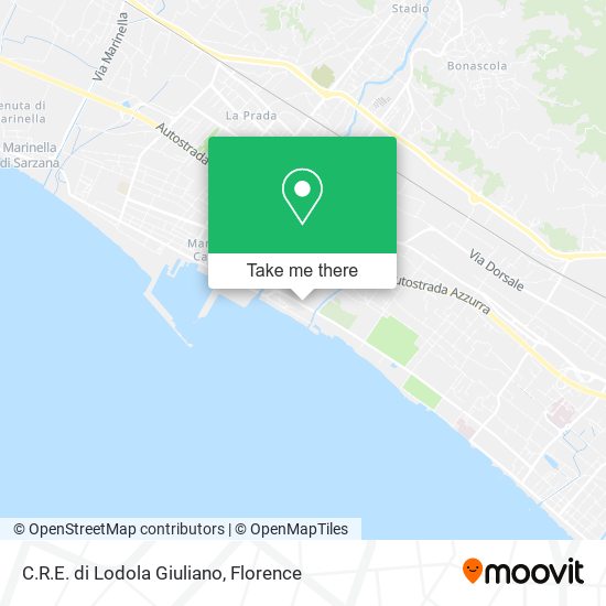 C.R.E. di Lodola Giuliano map
