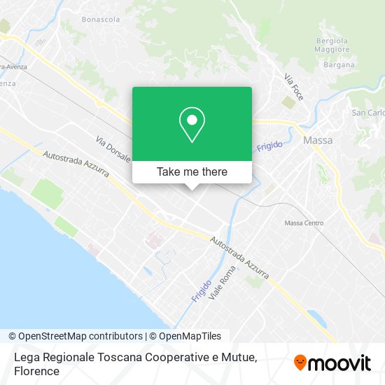 Lega Regionale Toscana Cooperative e Mutue map