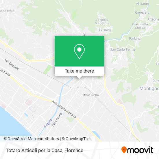 Totaro Articoli per la Casa map