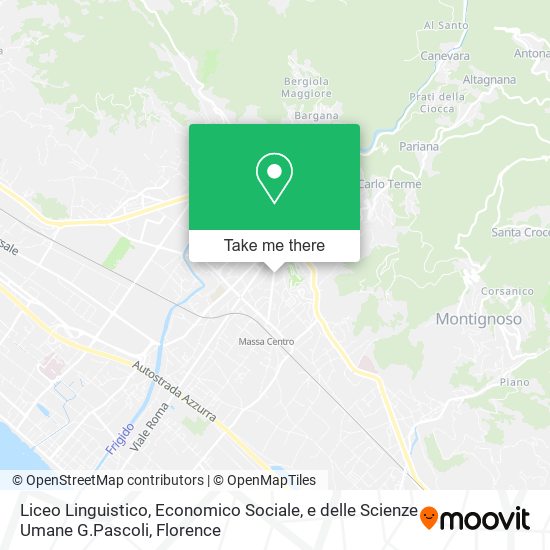 Liceo Linguistico, Economico Sociale, e delle Scienze Umane G.Pascoli map