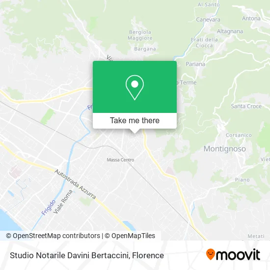 Studio Notarile Davini Bertaccini map