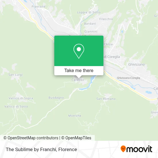 The Sublime by Franchi map