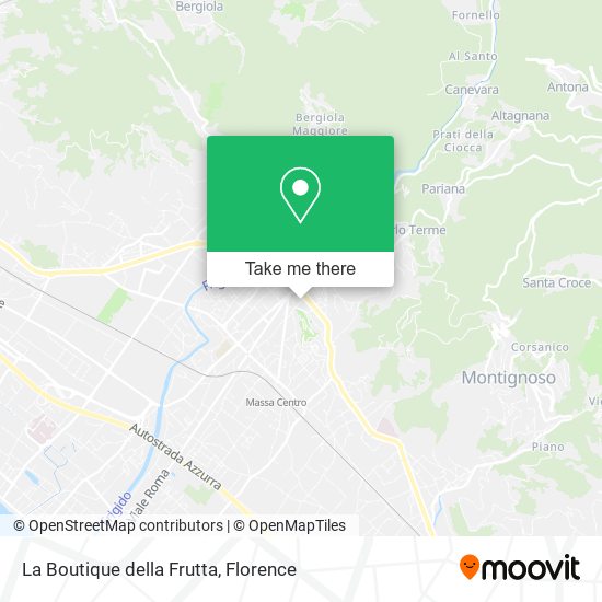 La Boutique della Frutta map