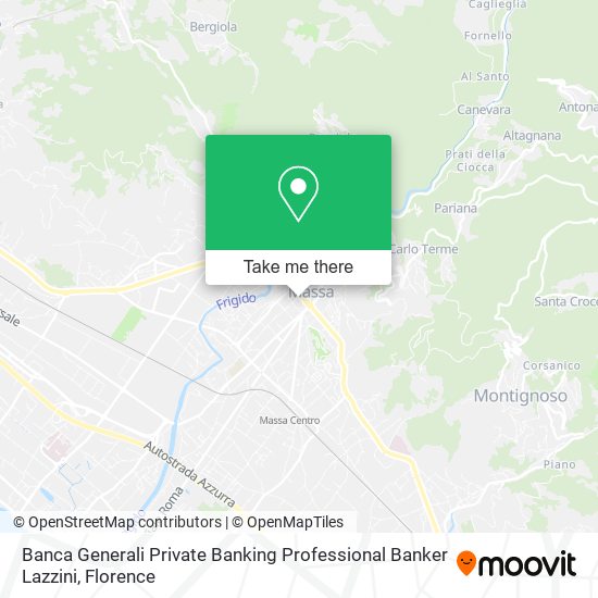 Banca Generali Private Banking Professional Banker Lazzini map
