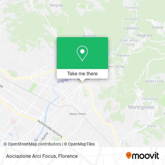 Aociazione Arci Focus map