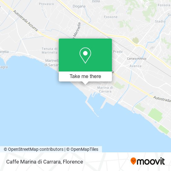 Caffe Marina di Carrara map