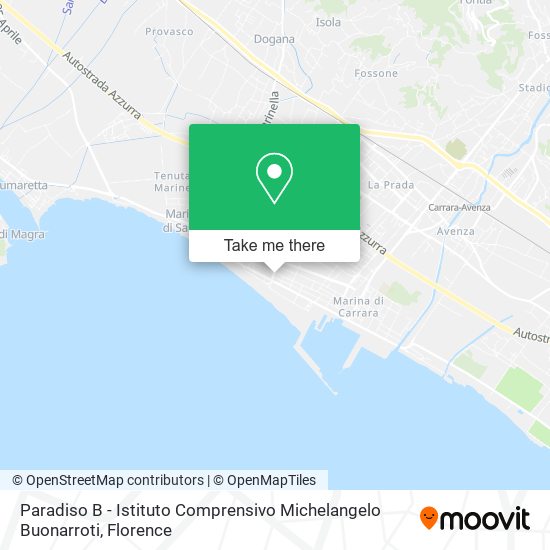 Paradiso B - Istituto Comprensivo Michelangelo Buonarroti map