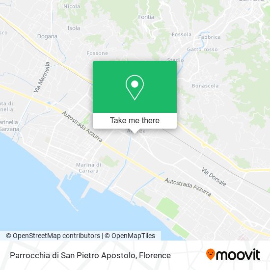 Parrocchia di San Pietro Apostolo map
