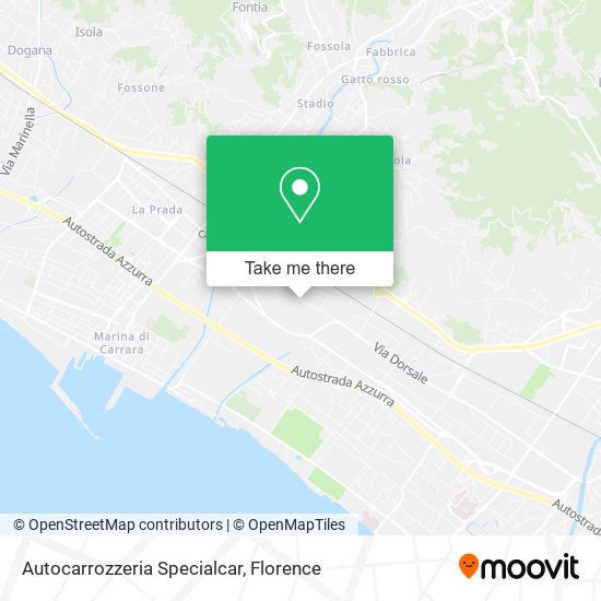 Autocarrozzeria Specialcar map