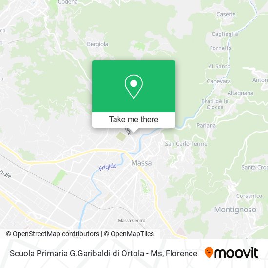 Scuola Primaria G.Garibaldi di Ortola - Ms map