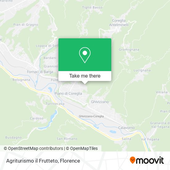 Agriturismo il Frutteto map