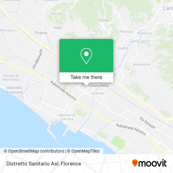 Distretto Sanitario Asl map