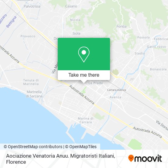 Aociazione Venatoria Anuu. Migratoristi Italiani map