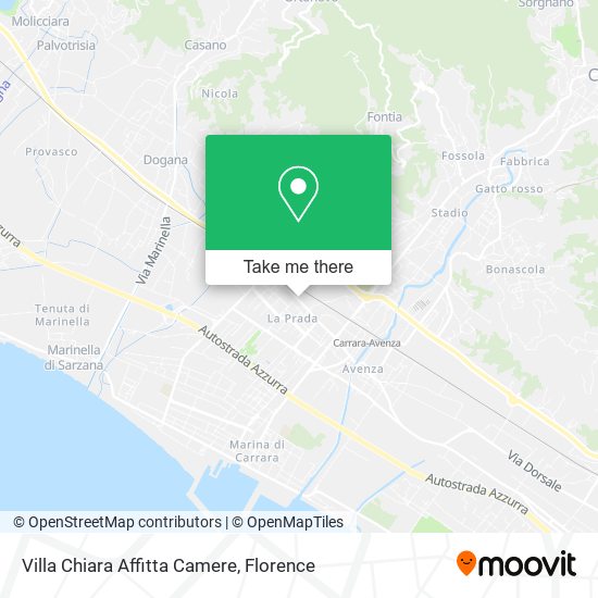 Villa Chiara Affitta Camere map