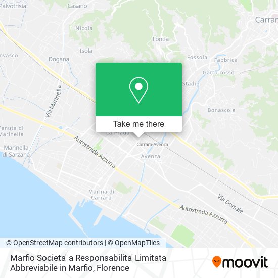 Marfio Societa' a Responsabilita' Limitata Abbreviabile in Marfio map