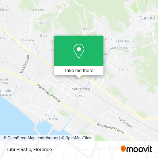 Tubi Plastic map