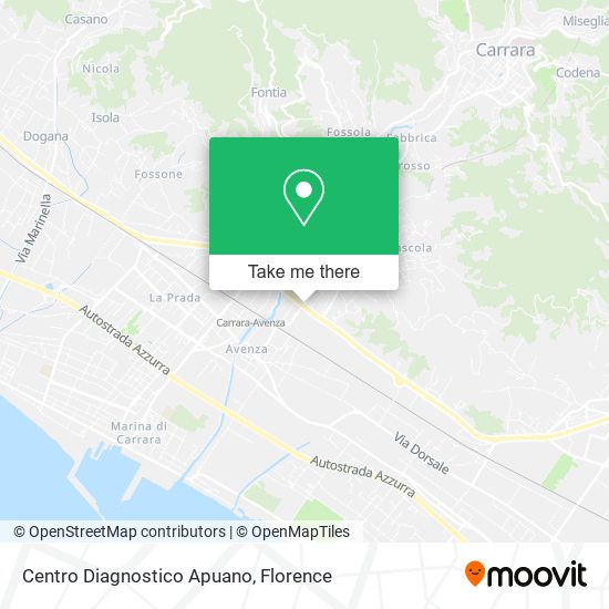 Centro Diagnostico Apuano map