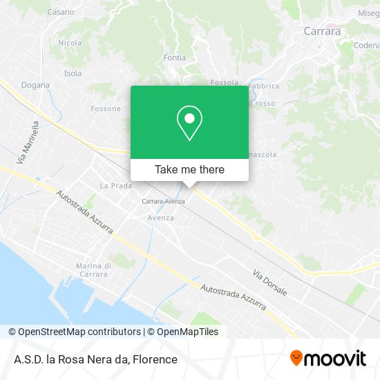 A.S.D. la Rosa Nera da map