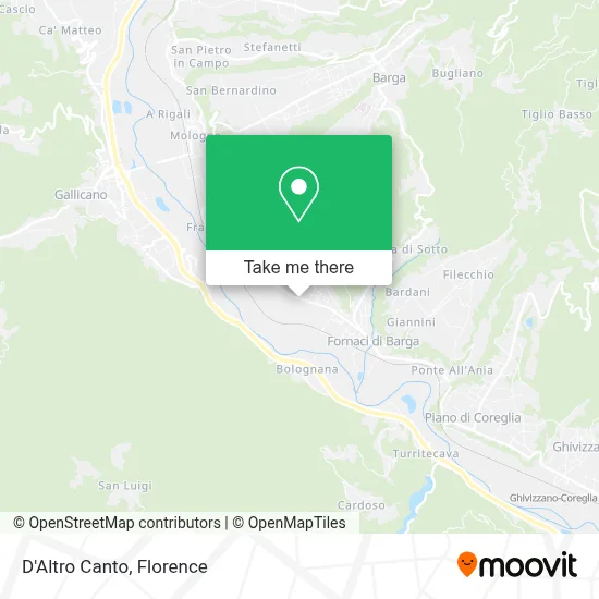 D'Altro Canto map