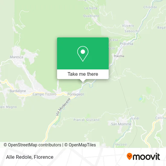 Alle Redole map