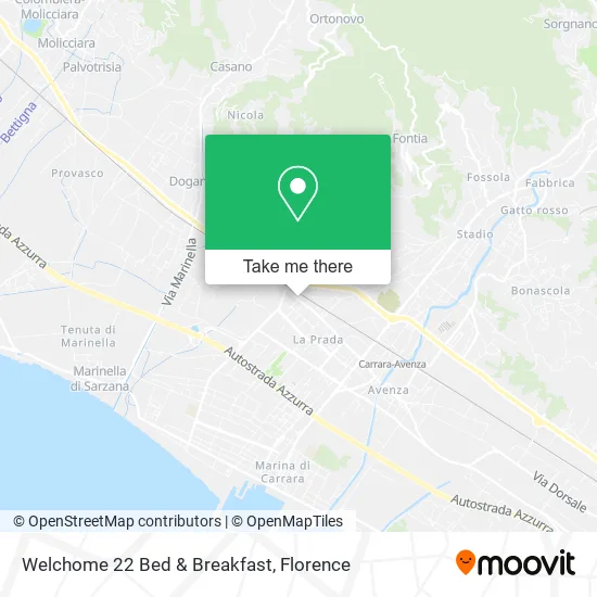 Welchome 22 Bed & Breakfast map