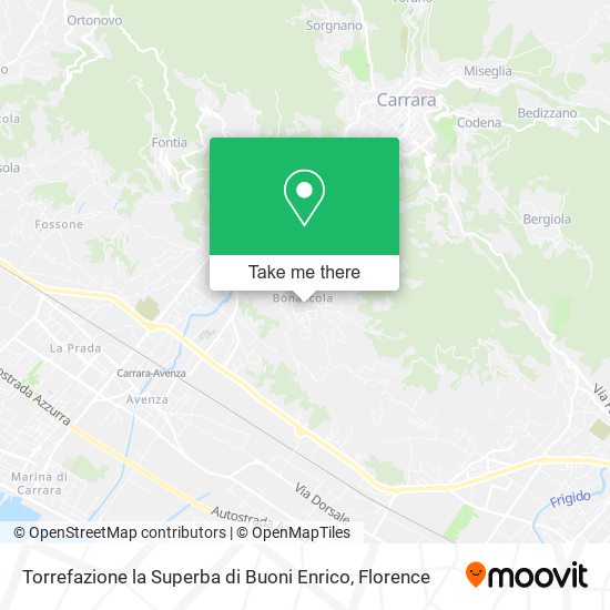 Torrefazione la Superba di Buoni Enrico map