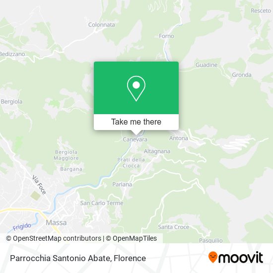 Parrocchia Santonio Abate map