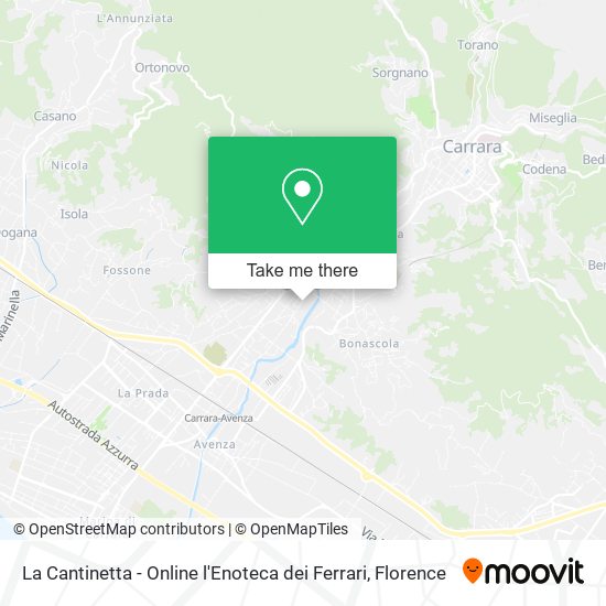 La Cantinetta - Online l'Enoteca dei Ferrari map
