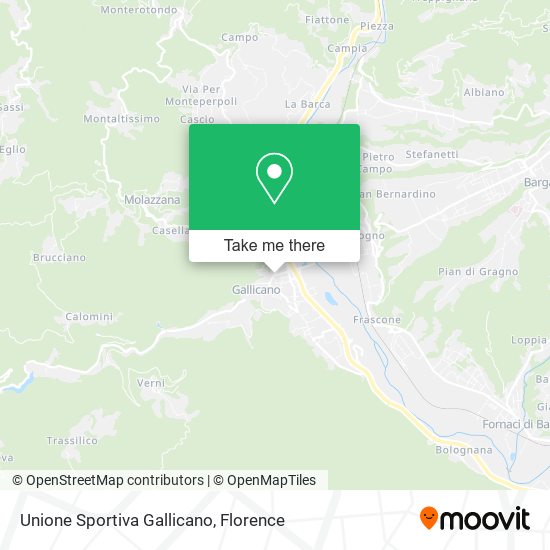 Unione Sportiva Gallicano map