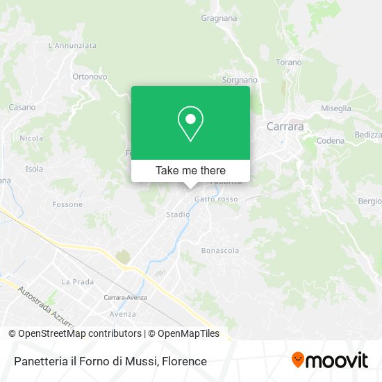 Panetteria il Forno di Mussi map
