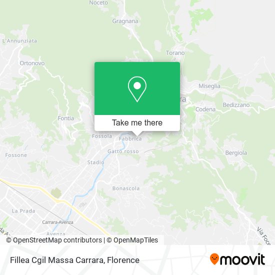 Fillea Cgil Massa Carrara map