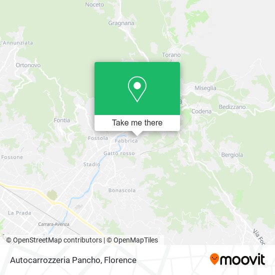 Autocarrozzeria Pancho map