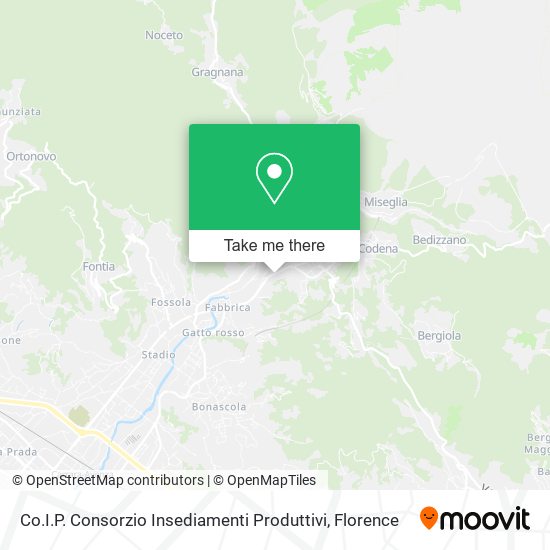 Co.I.P. Consorzio Insediamenti Produttivi map