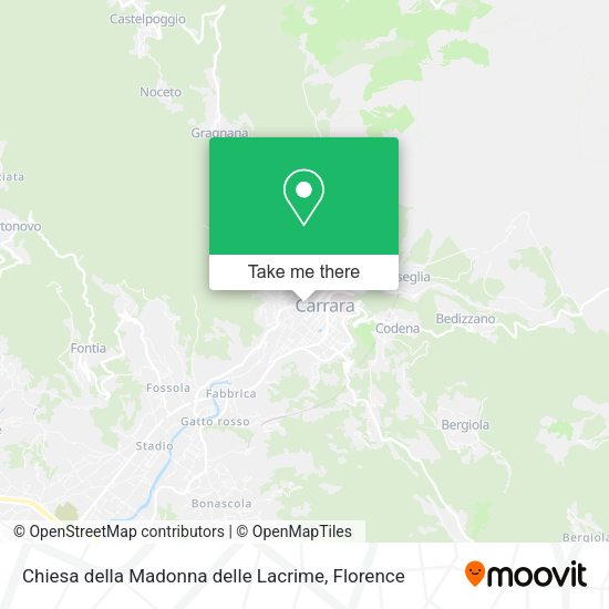 Chiesa della Madonna delle Lacrime map