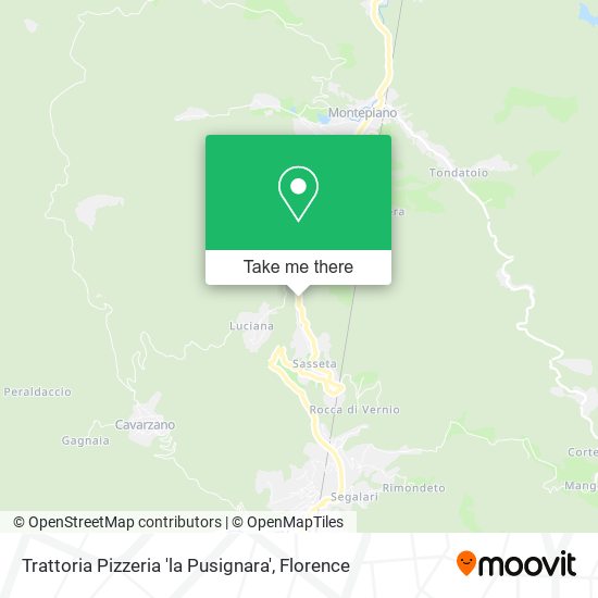 Trattoria Pizzeria 'la Pusignara' map