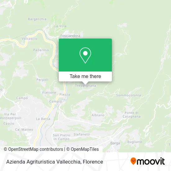 Vallecchia Agritourism map