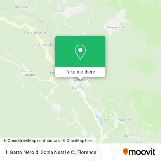 Il Gatto Nero di Sonia Nesti e C. map