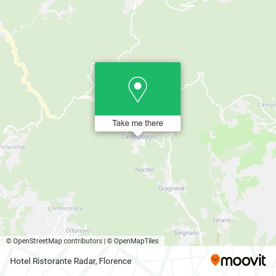 Hotel Ristorante Radar map