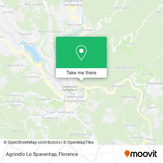 Agrinido Lo Spaventap map