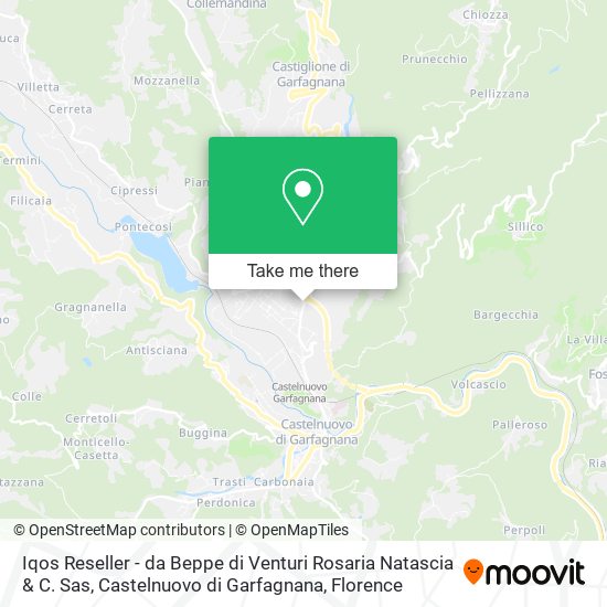 Iqos Reseller - da Beppe di Venturi Rosaria Natascia & C. Sas, Castelnuovo di Garfagnana map