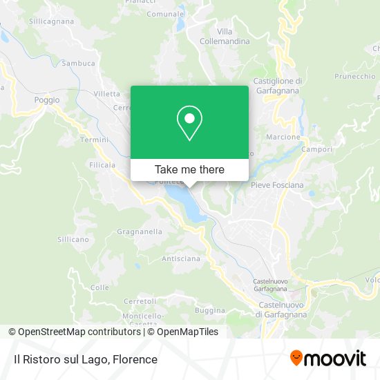 Il Ristoro sul Lago map