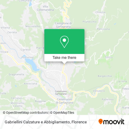 Gabriellini Calzature e Abbigliamento map