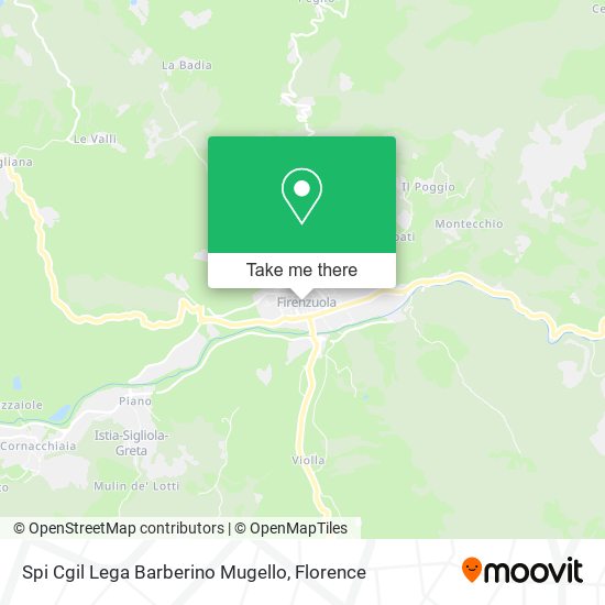 Spi Cgil Lega Barberino Mugello map