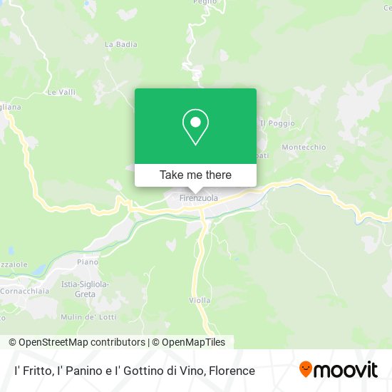 I' Fritto, I' Panino e I' Gottino di Vino map