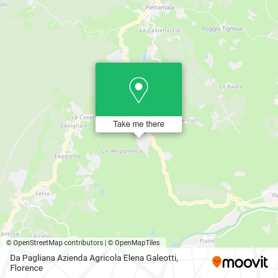 Da Pagliana Azienda Agricola Elena Galeotti map