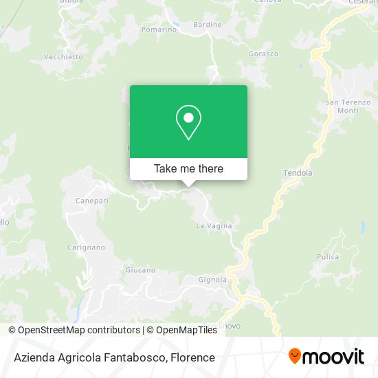 Azienda Agricola Fantabosco map